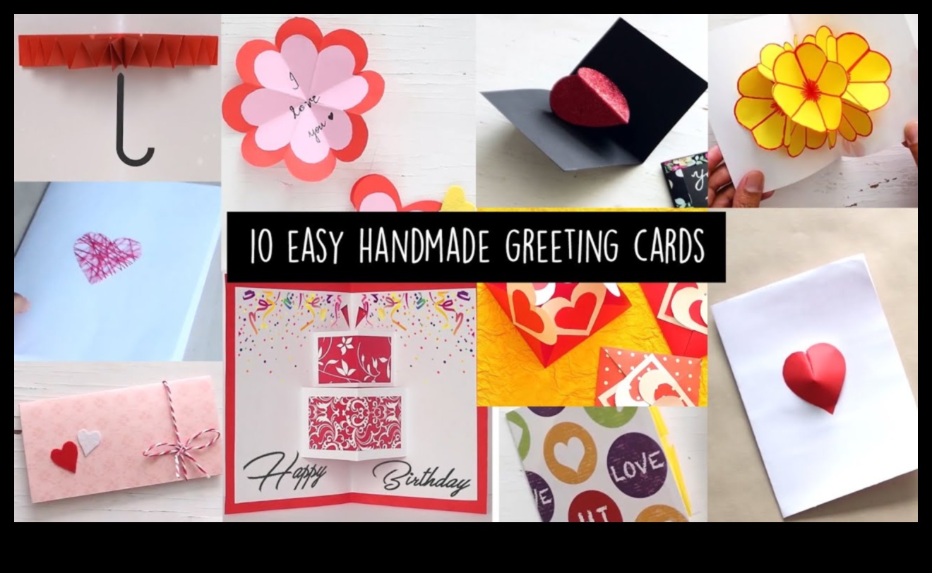 DIY Papercraft Tebrik Kartları: Sevdiklerinize El Yapımı Dilekler