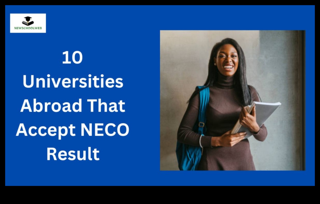 can neco be used to study abroad